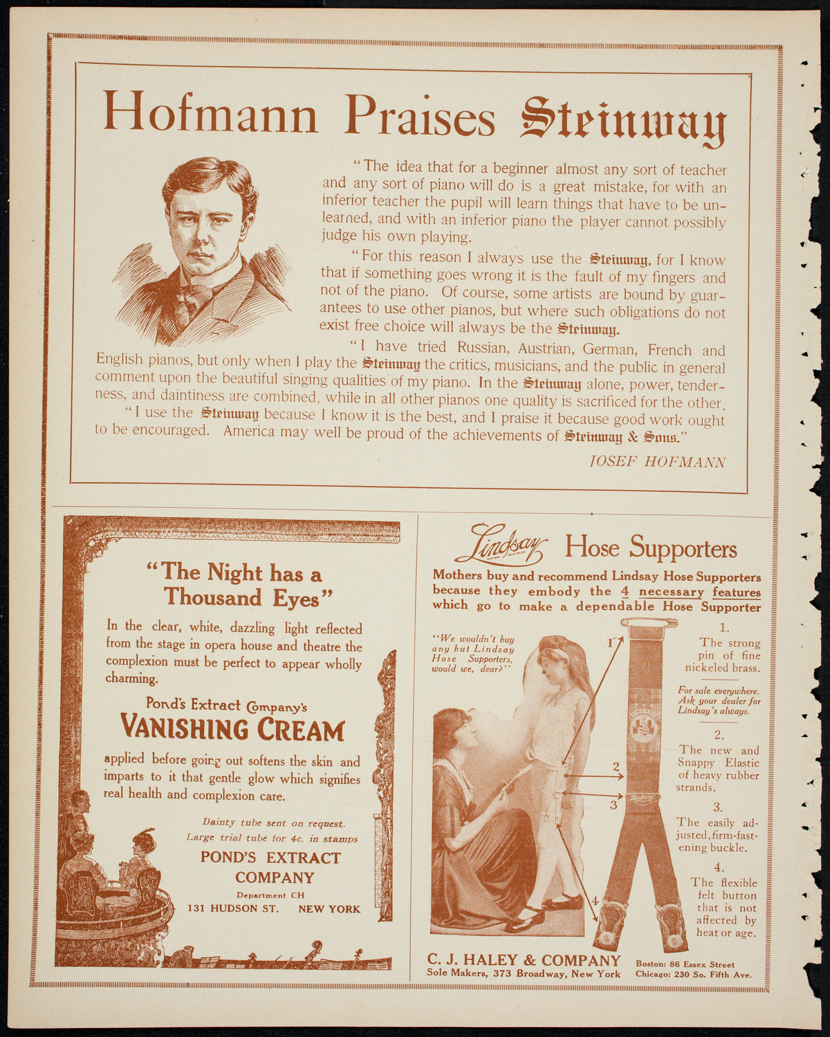 New York Banks' Glee Club, April 16, 1914, program page 4