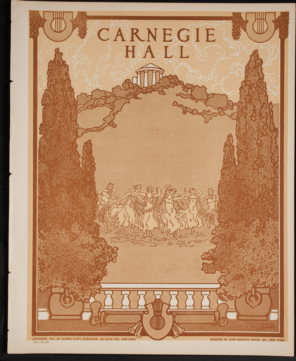 Boston Symphony Orchestra, January 6, 1916, program page 1
