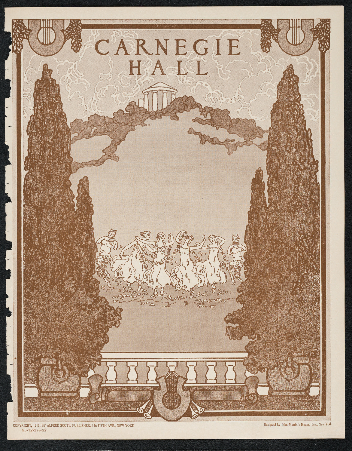 Oratorio Society of New York, December 27, 1922, program page 1