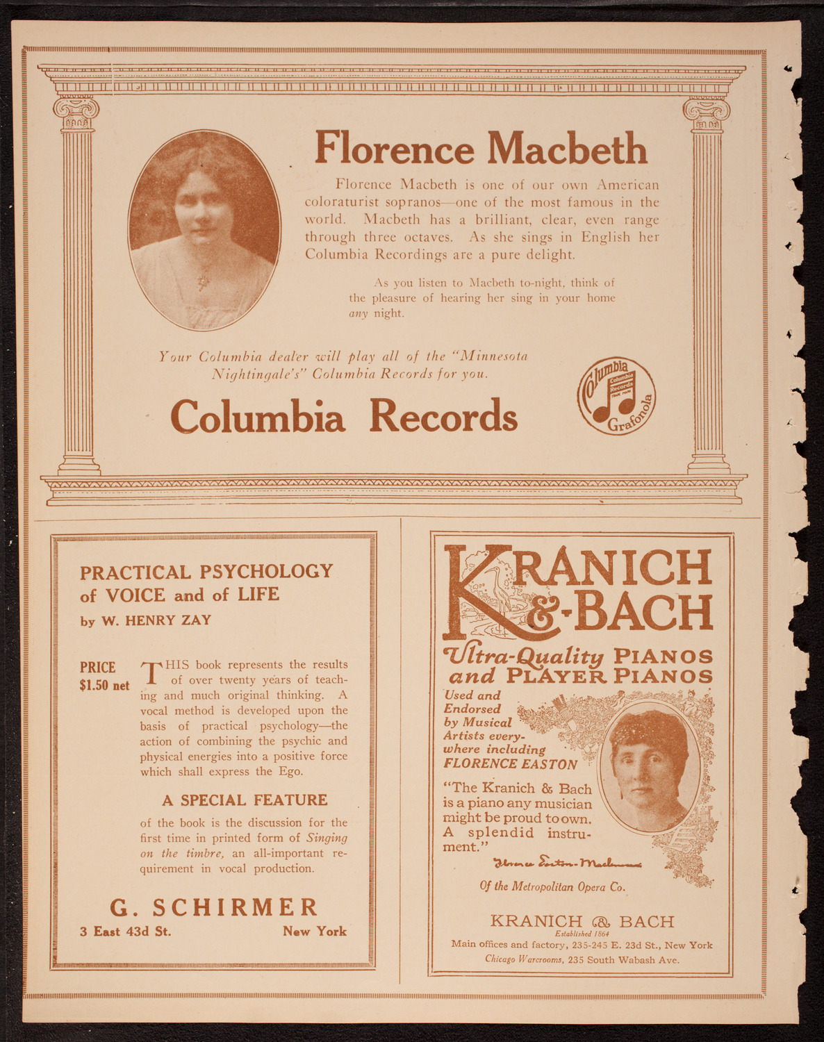 Oratorio Society of New York, December 5, 1917, program page 6