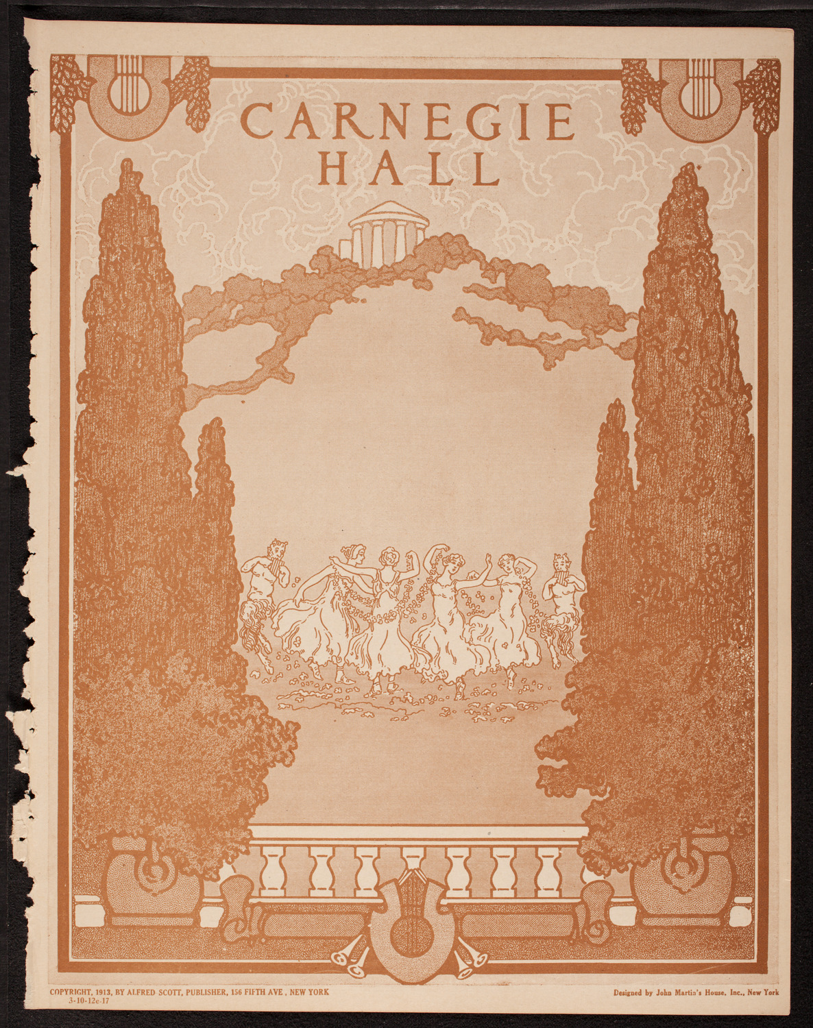 Columbus Day Celebration, October 12, 1917, program page 1