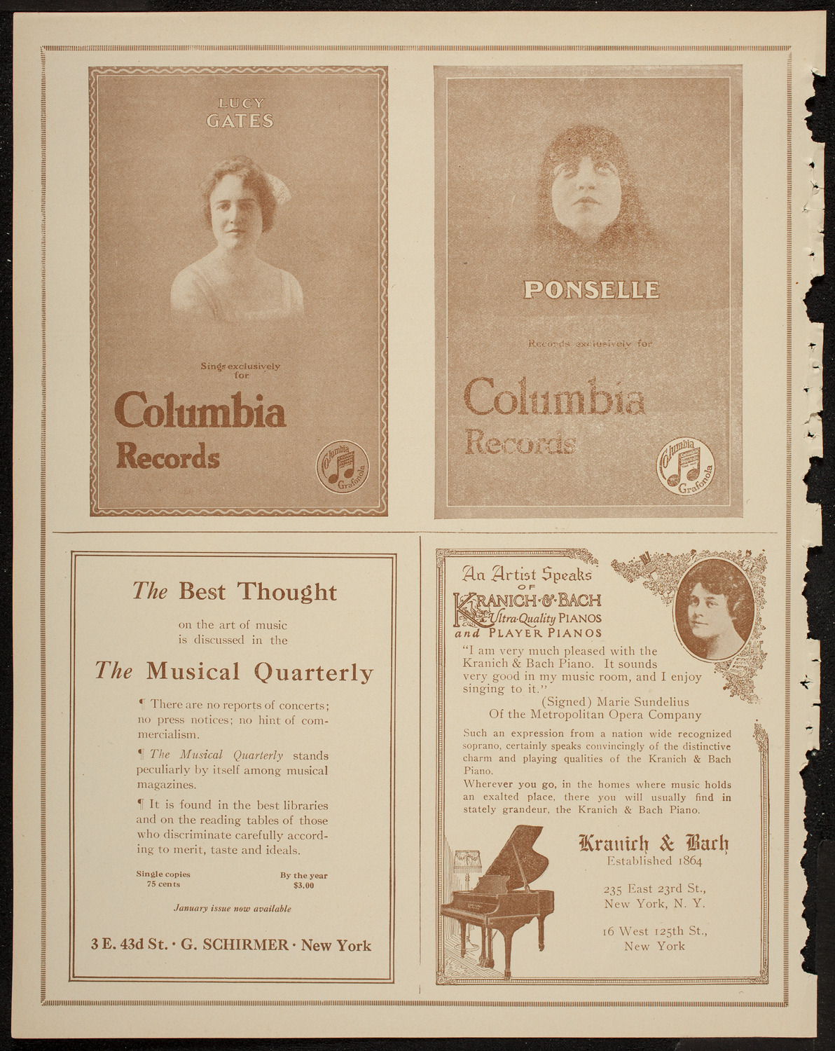 People's Liberty Chorus, February 27, 1920, program page 6