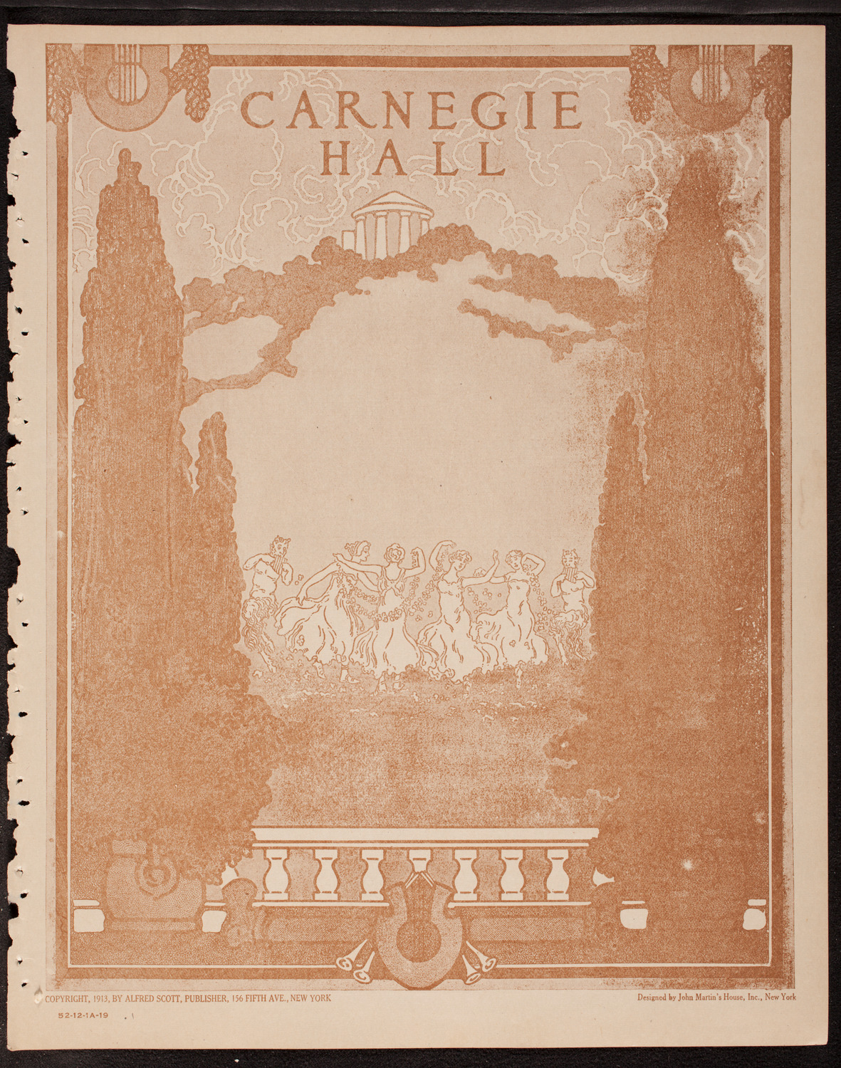 Newman Traveltalks: Belgium, December 1, 1919, program page 1