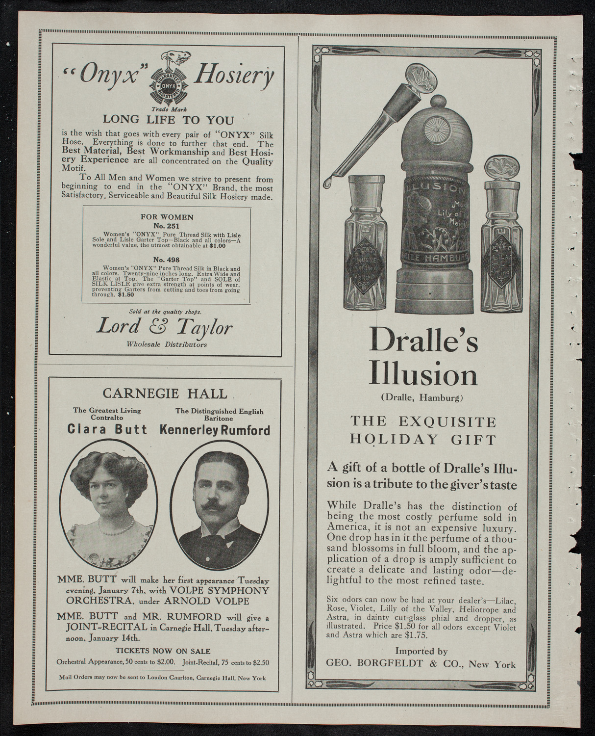 New York Philharmonic, December 27, 1912, program page 8