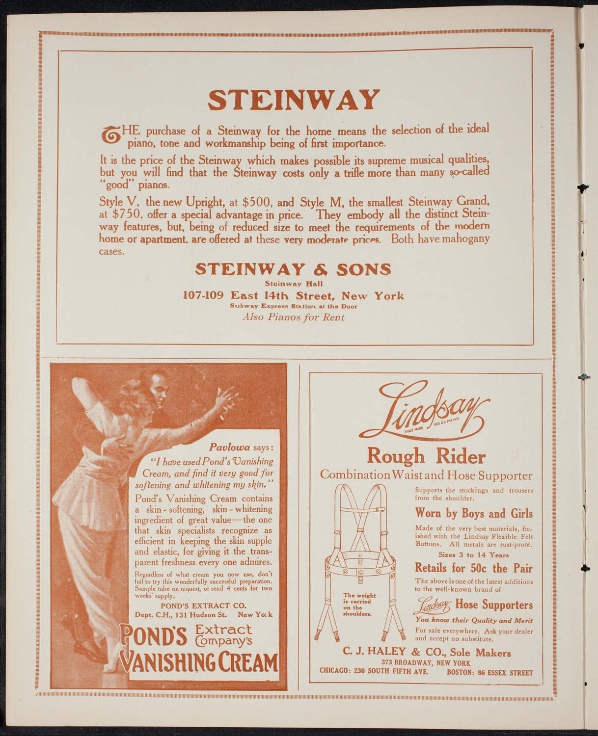 Russian Symphony Society of New York, March 20, 1915, program page 4