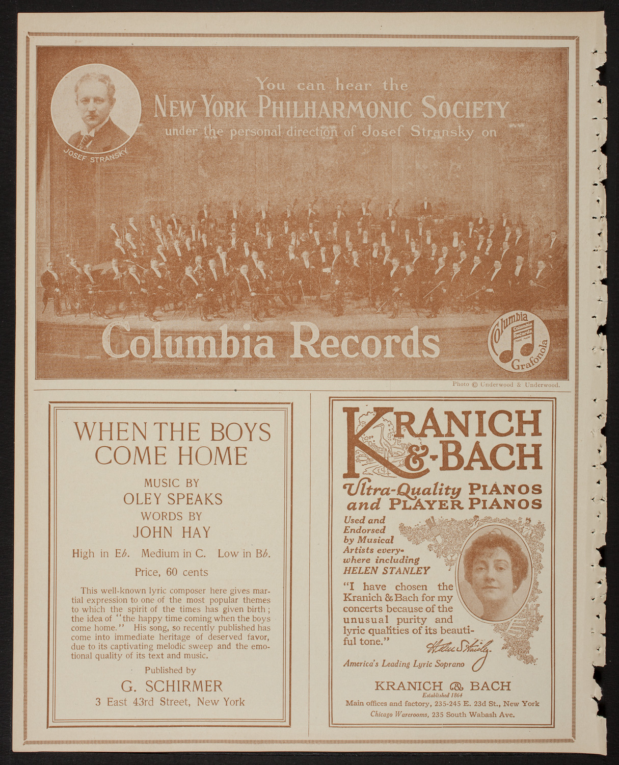 Lecture by Lieutenant Patrick Alva O'Brien, R.F.C, February 24, 1918, program page 6