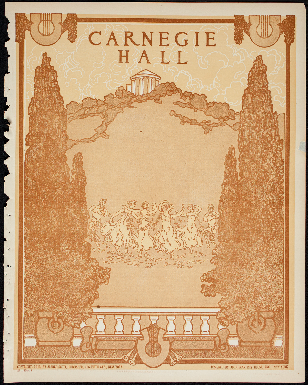 Burton Holmes Travelogue: Hiking Through Luzon, January 19, 1914, program page 1