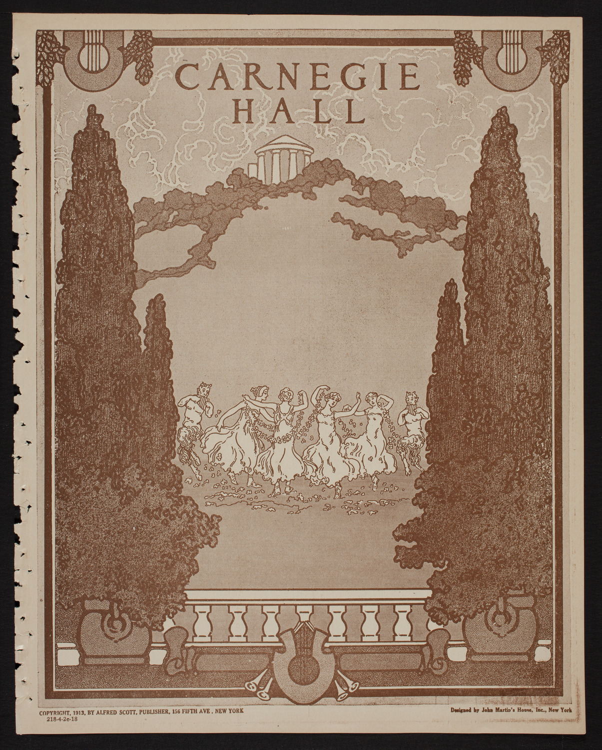 Meeting: The Humanitarian Cult, April 2, 1918, program page 1