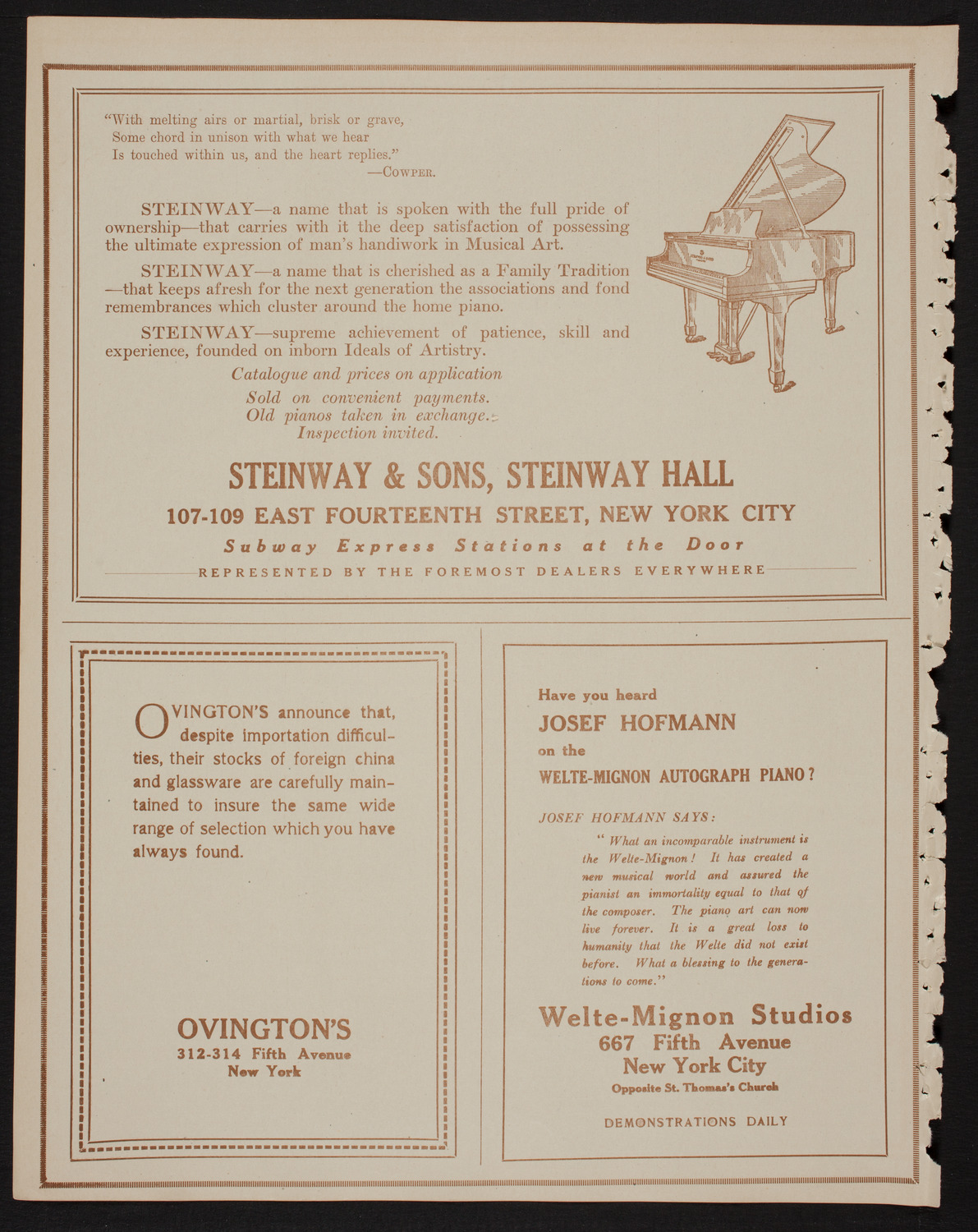 Columbia University Chorus, May 3, 1918, program page 4