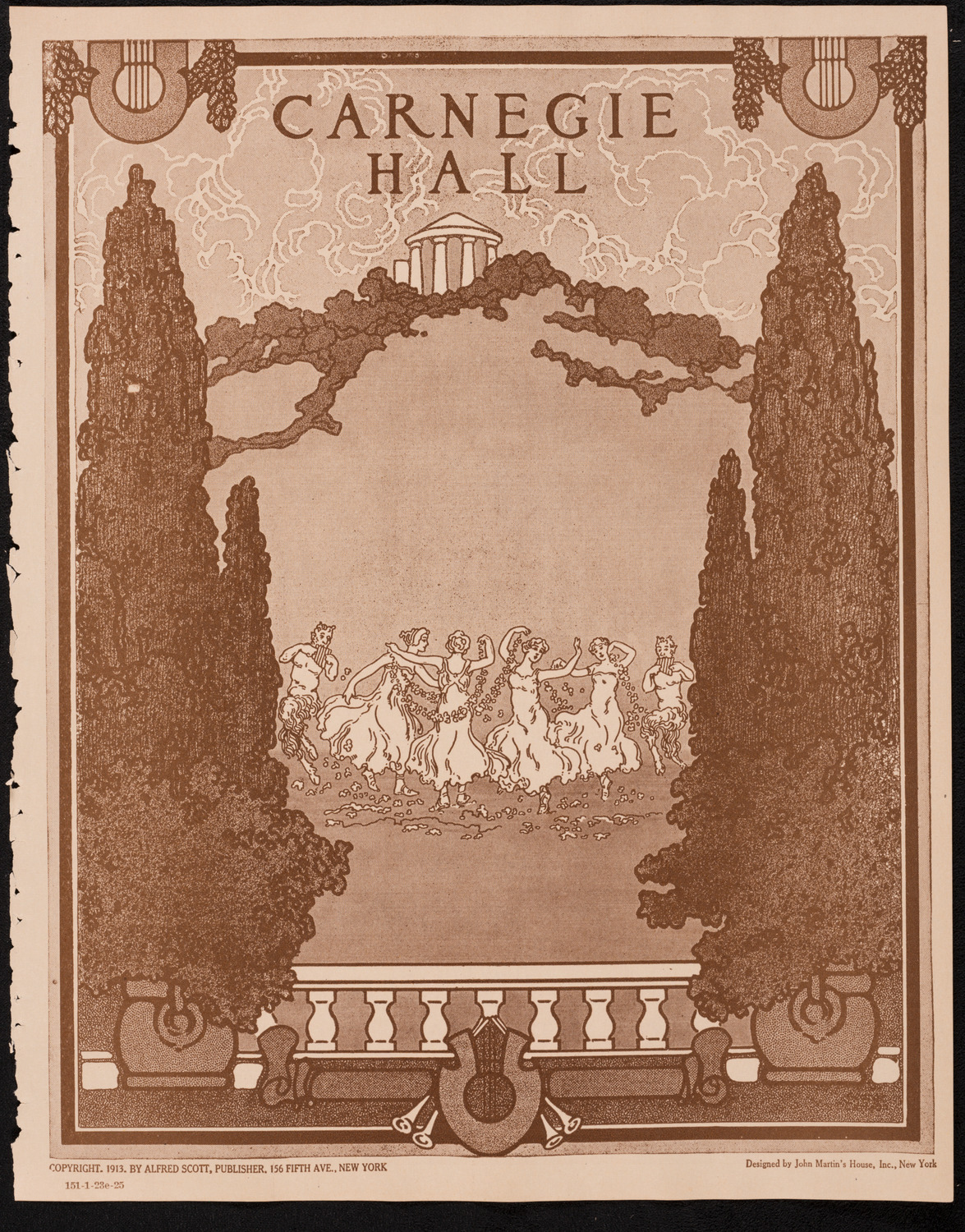 New York Symphony Orchestra, January 23, 1925, program page 1