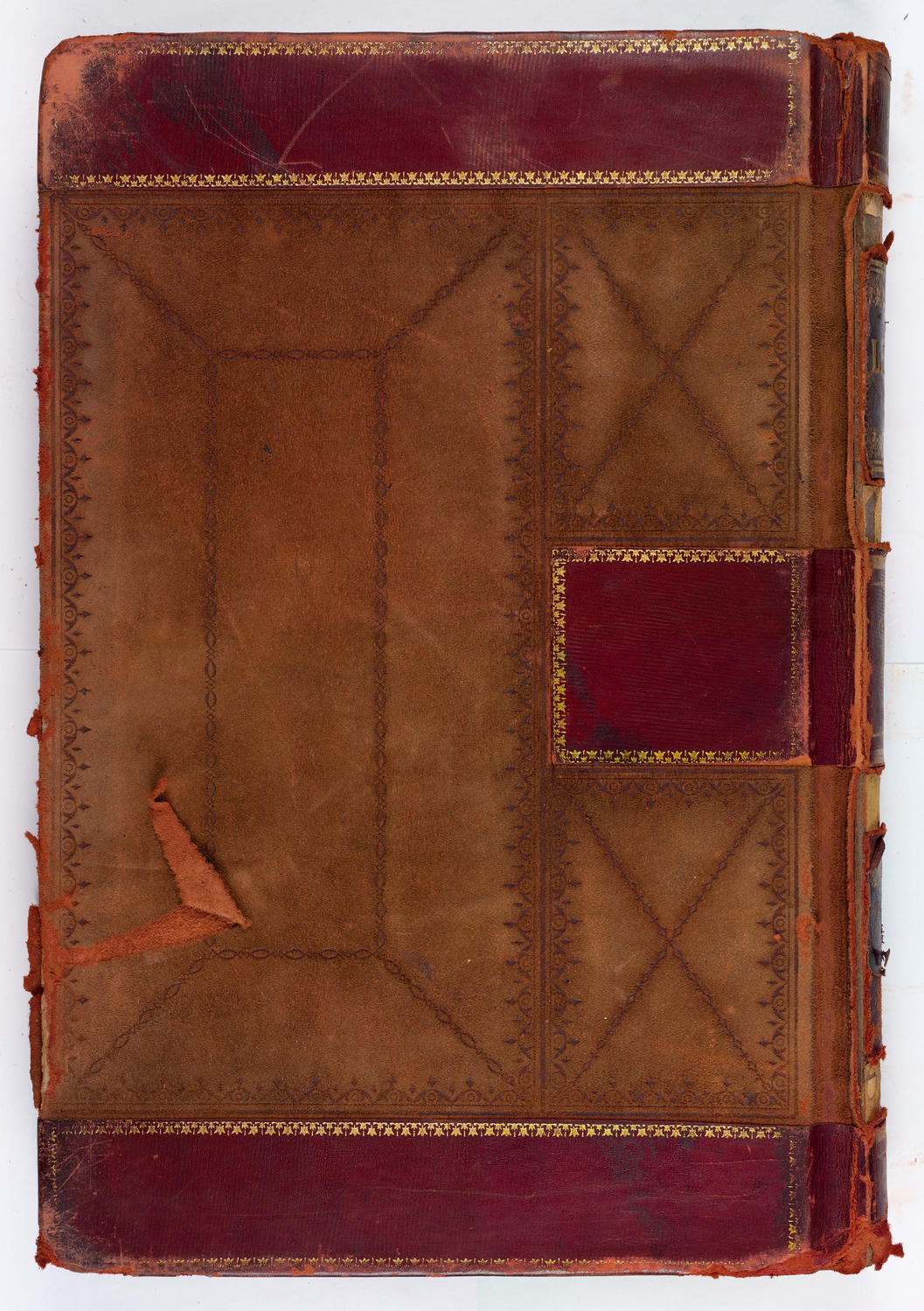 Music Hall Accounting Ledger, volume 4, back cover