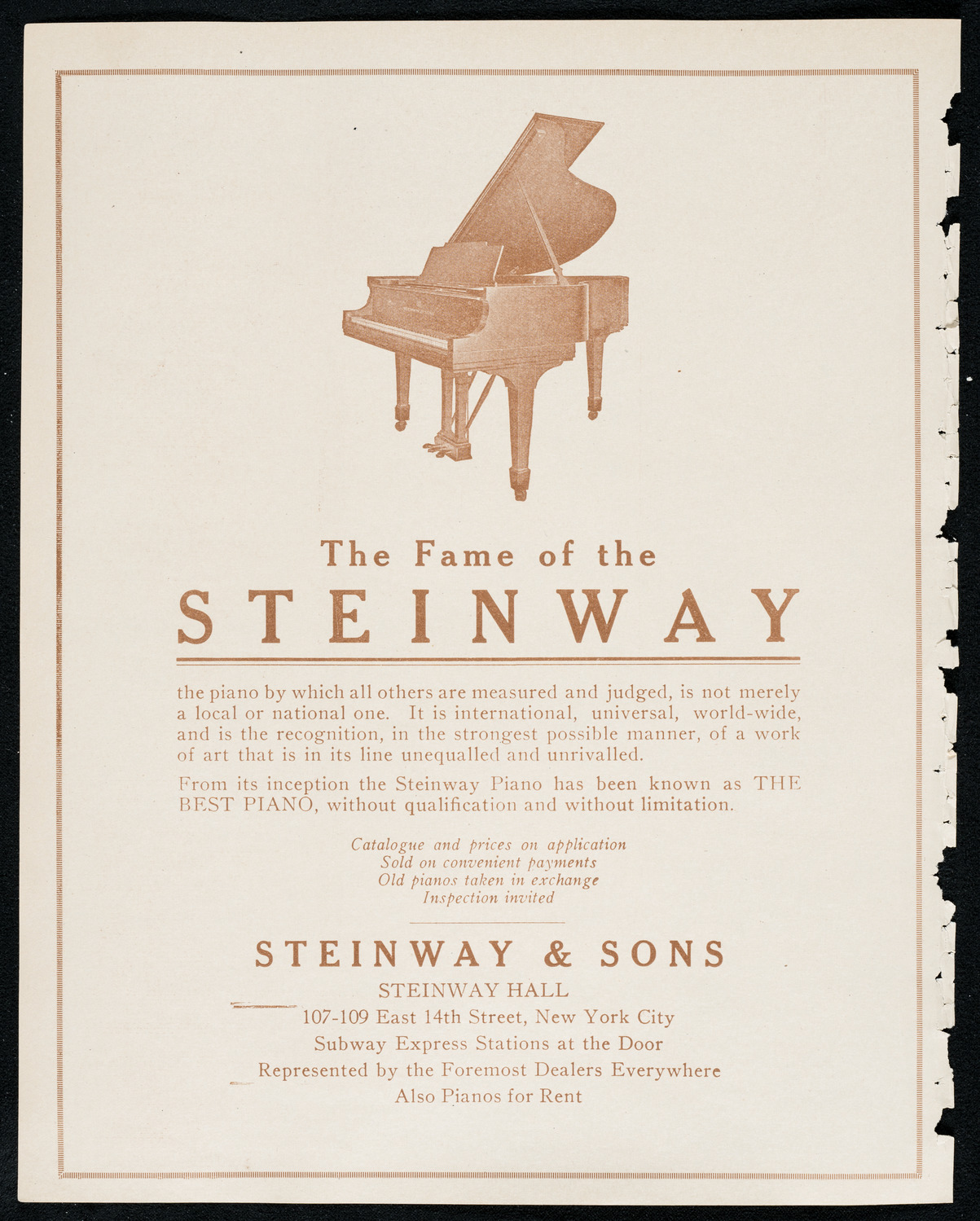 Reinald Werrenrath, Baritone, November 14, 1920, program page 4