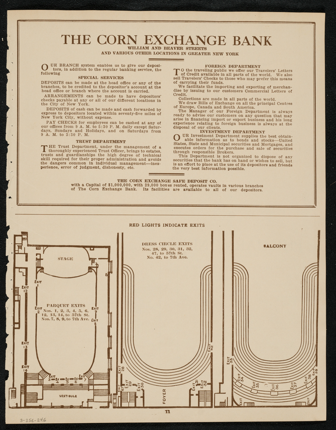 Philadelphia Orchestra, March 25, 1924, program page 11