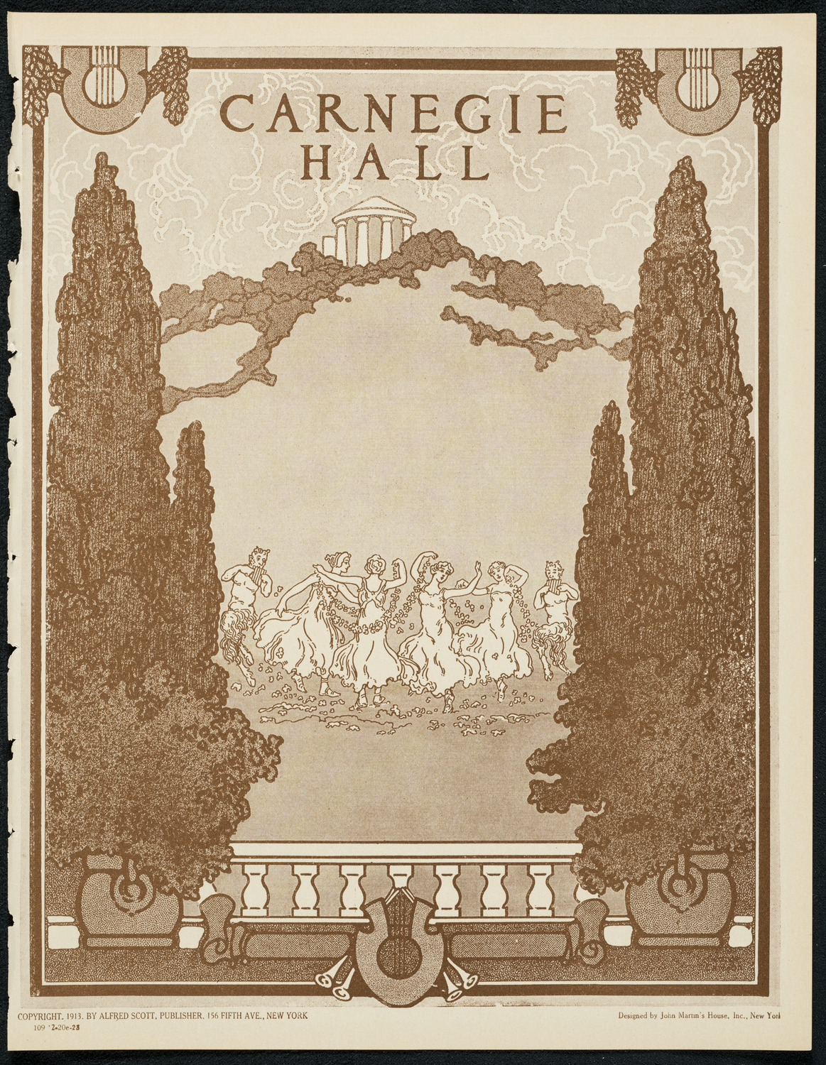 Schola Cantorum of New York, December 20, 1923, program page 1