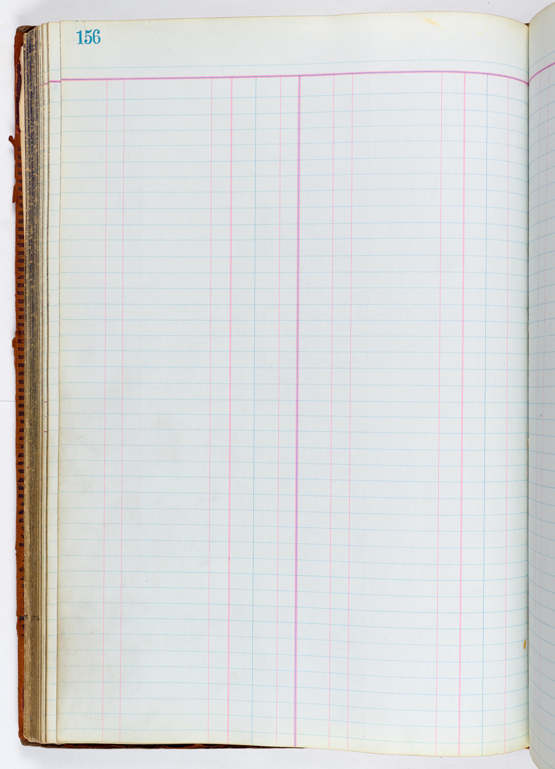 Music Hall Accounting Ledger, volume 1, page 156