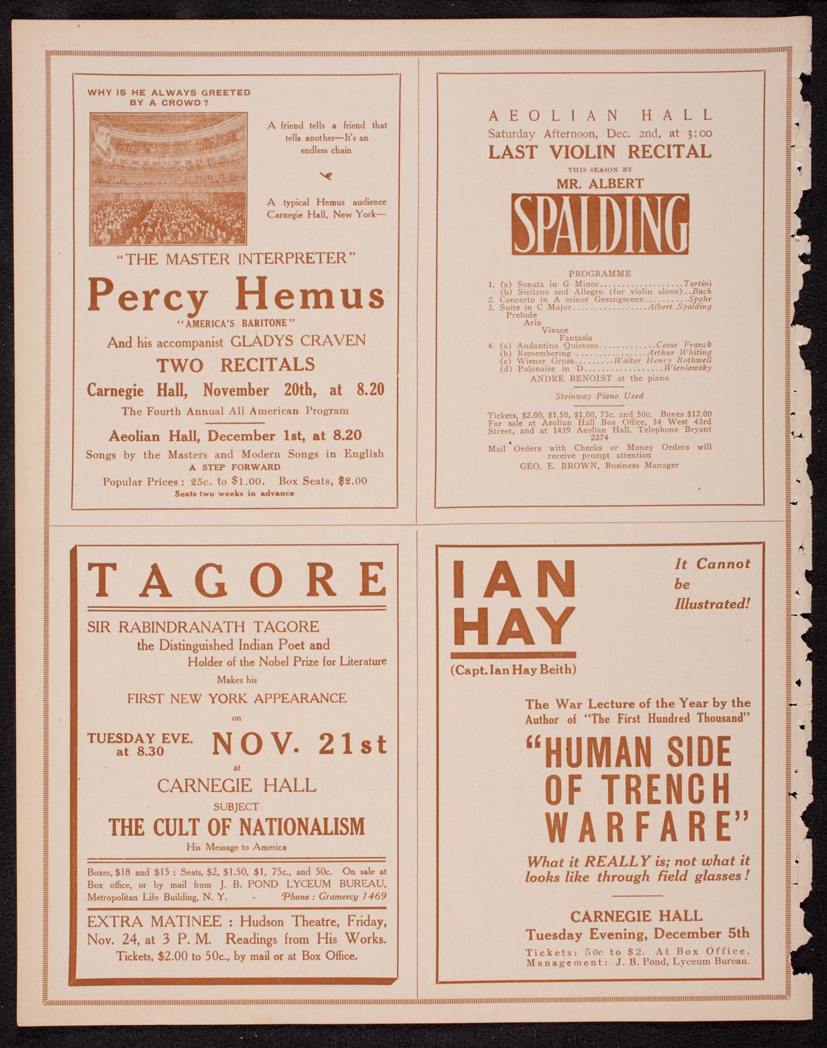 Symphony Concert for Young People, November 18, 1916, program page 10