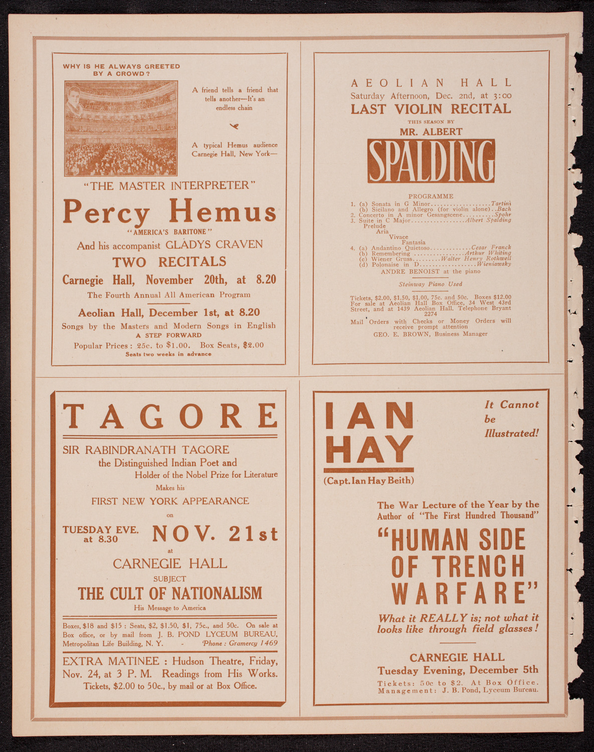 Symphony Concert for Young People, November 18, 1916, program page 10