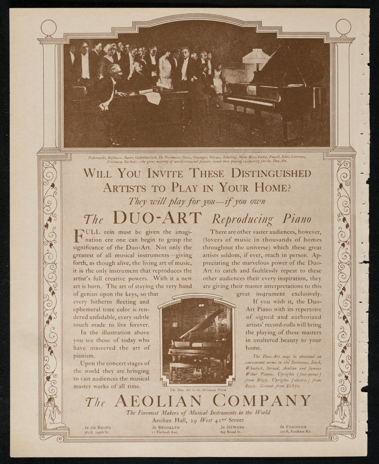 Philadelphia Orchestra, October 21, 1924, program page 2