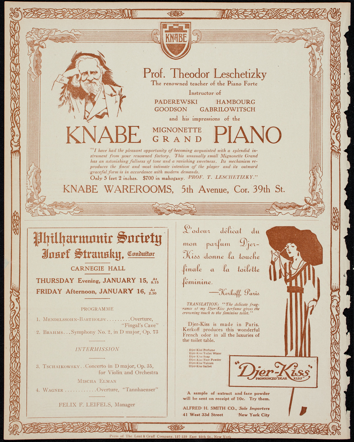 Burton Holmes Travelogue: The New Manila, January 12, 1914, program page 12