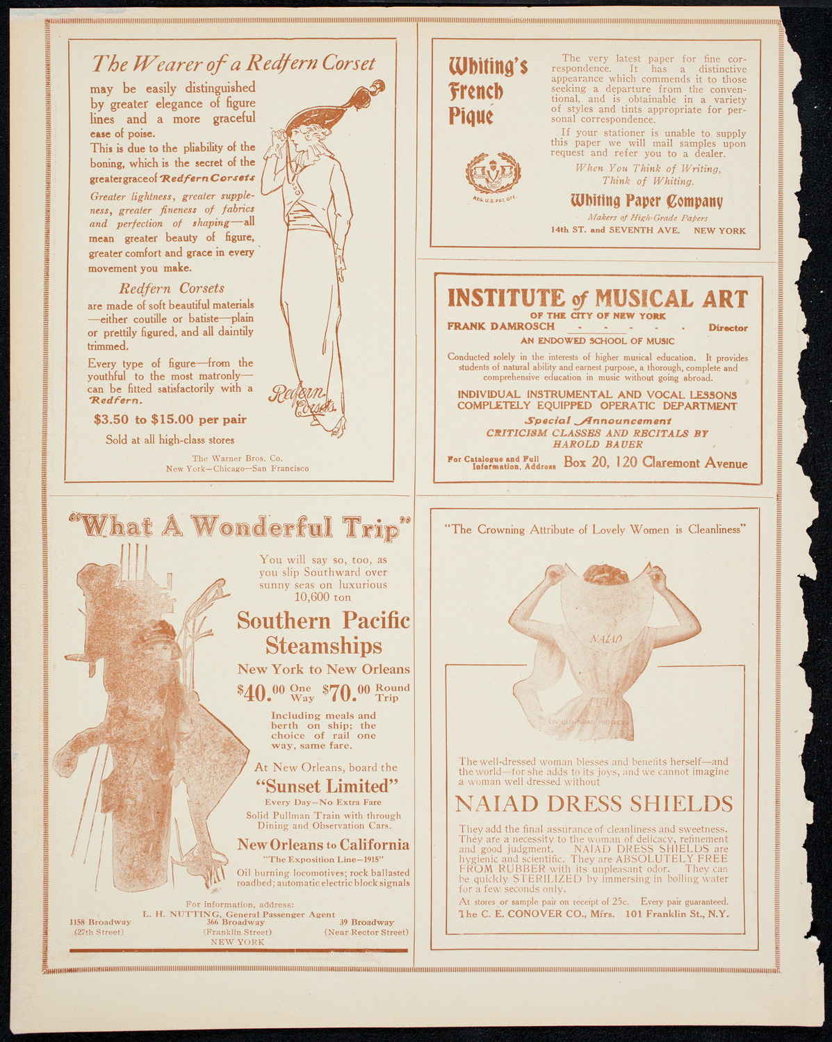 New York Symphony Orchestra: Beethoven Festival, March 7, 1914, program page 2