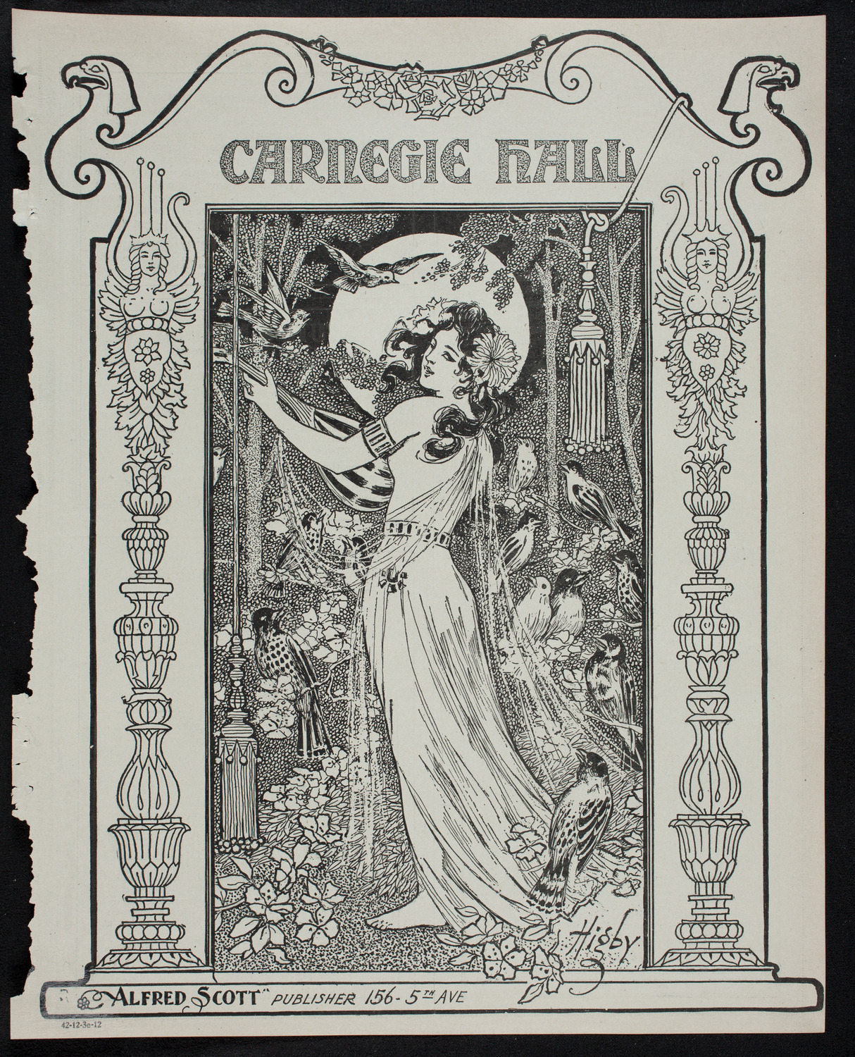Oratorio Society of New York, December 3, 1912, program page 1