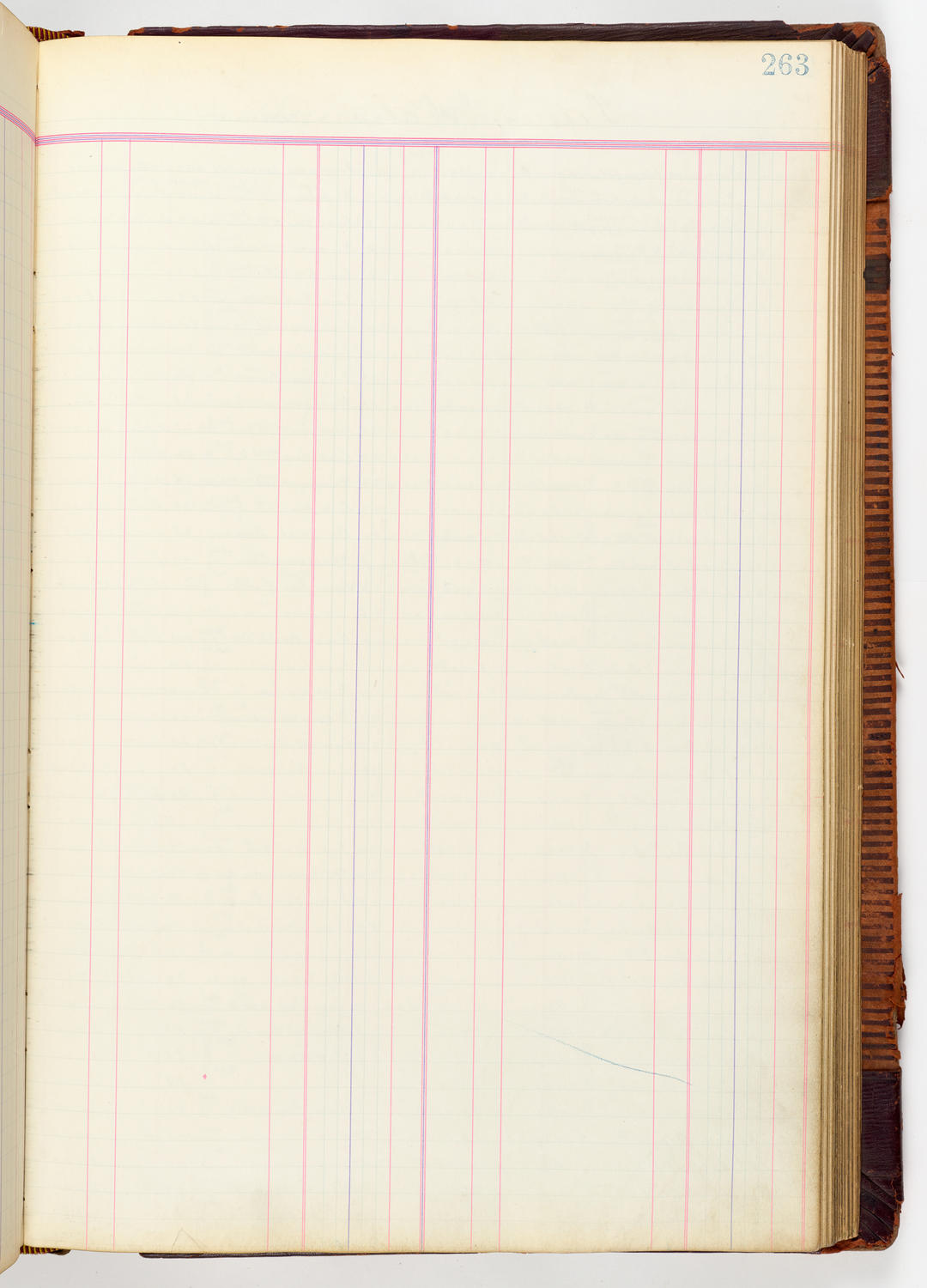 Music Hall Accounting Ledger, volume 3, page 263