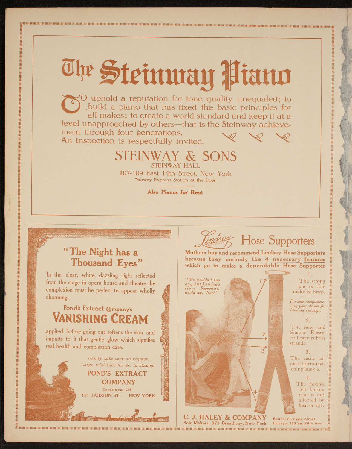New York Symphony Orchestra: Beethoven Festival, March 7, 1914, program page 4
