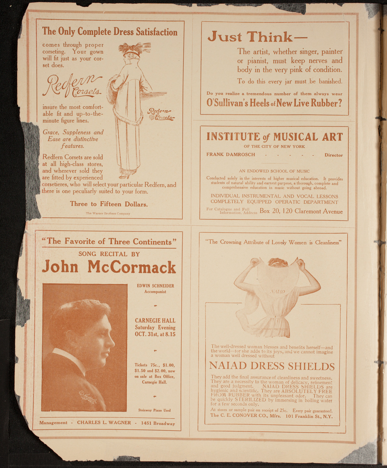 Alma Gluck, Soprano, October 31, 1914, program page 2