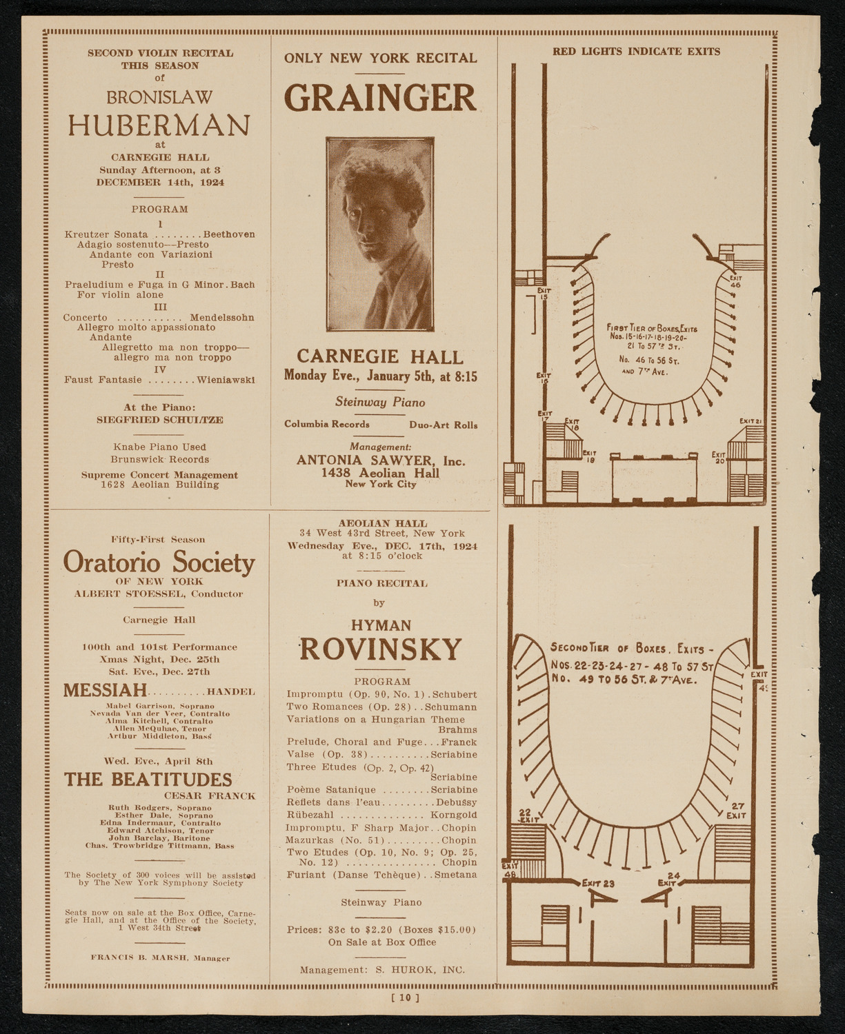 Symphony Concert for Young People, December 6, 1924, program page 10