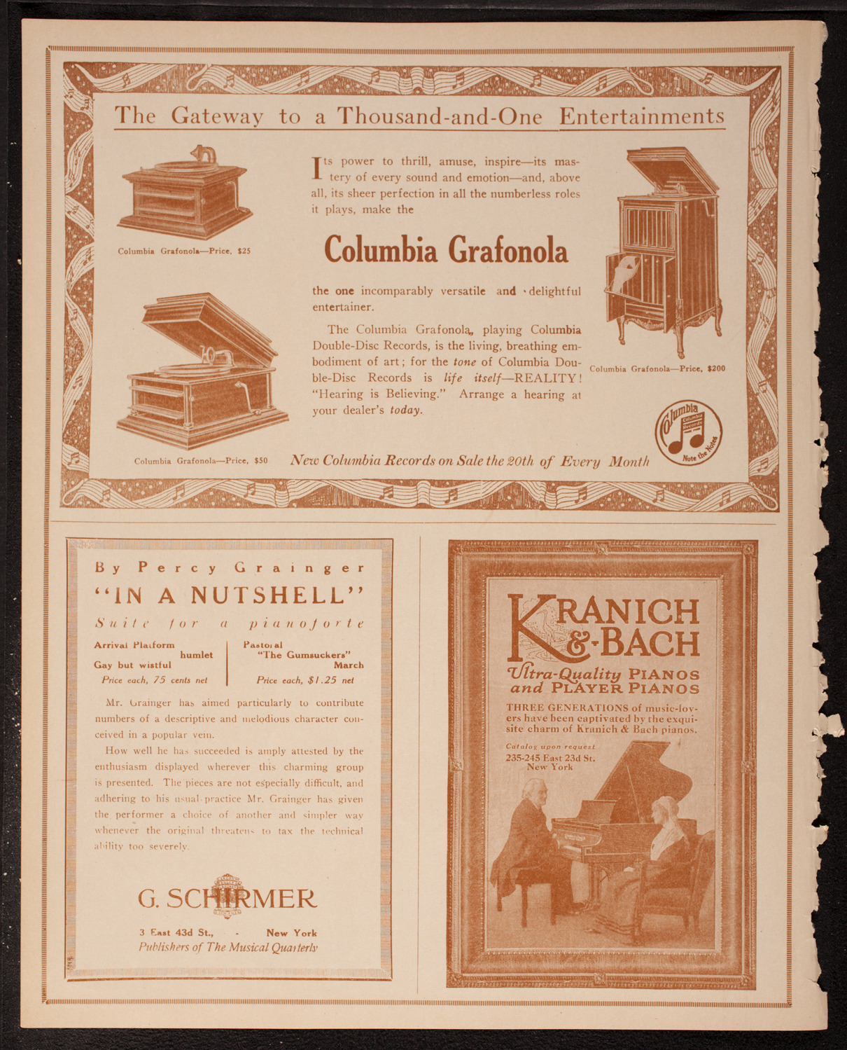 The Civic Forum, March 7, 1917, program page 6