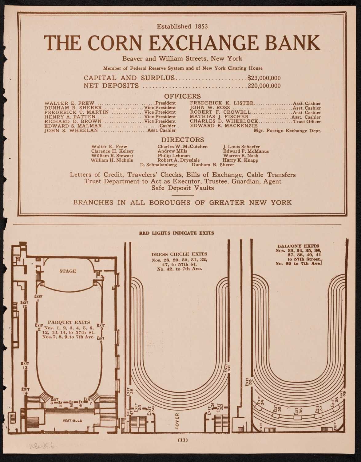 New York Philharmonic, February 8, 1925, program page 11