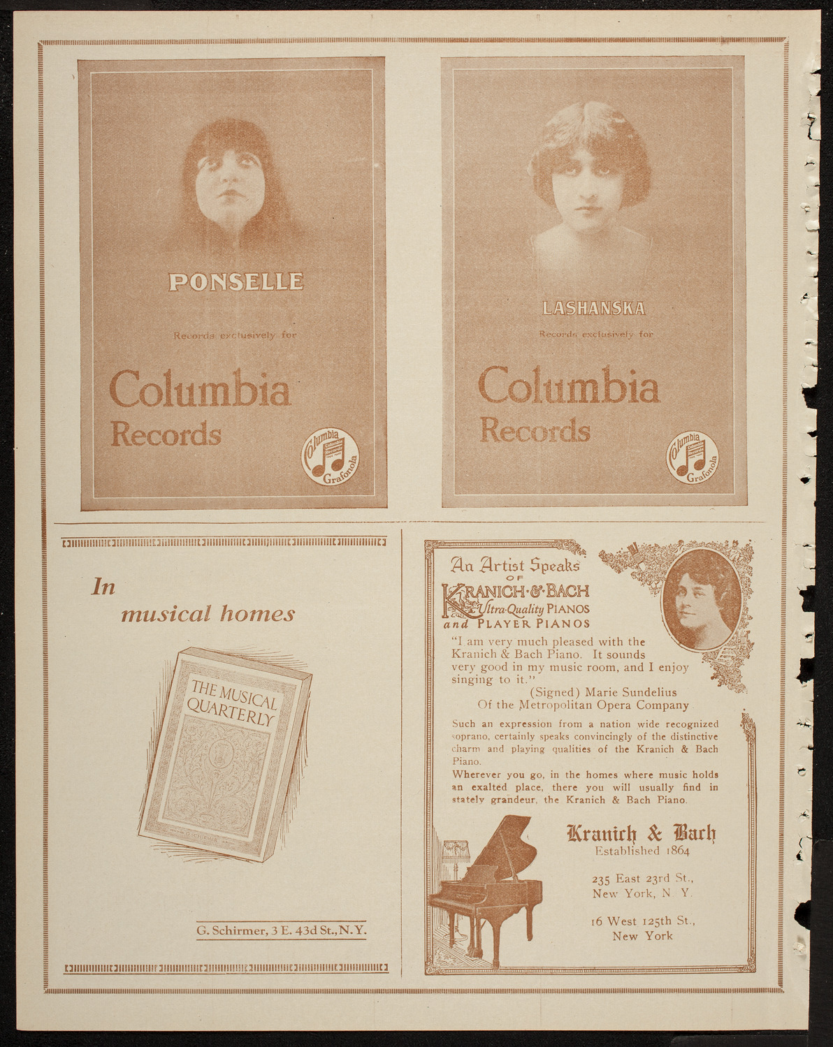 St. Olaf Choir, April 27, 1920, program page 6