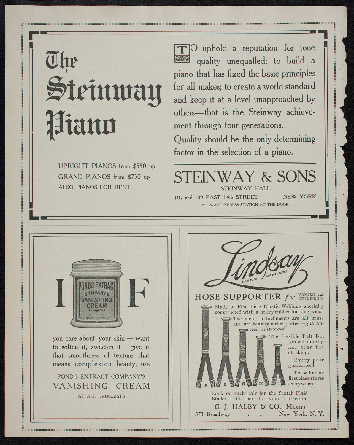 Elmendorf Lecture: The Great Southwest, October 27, 1912, program page 4