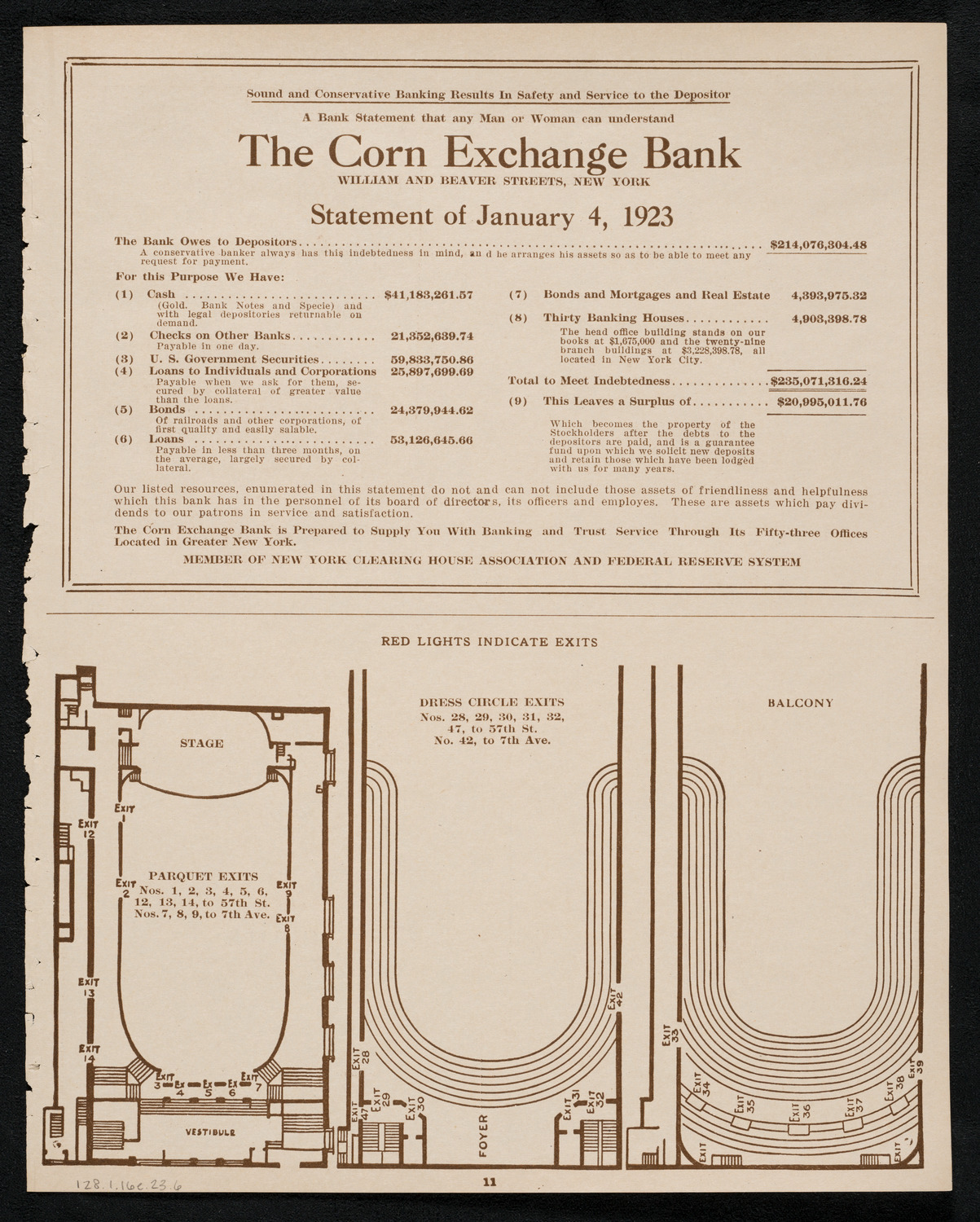 Elena Gerhardt, Soprano, January 16, 1923, program page 11
