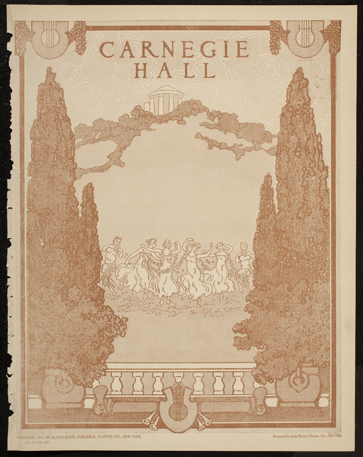 Lecture by Roy Chapman Andrews, April 13, 1920, program page 1