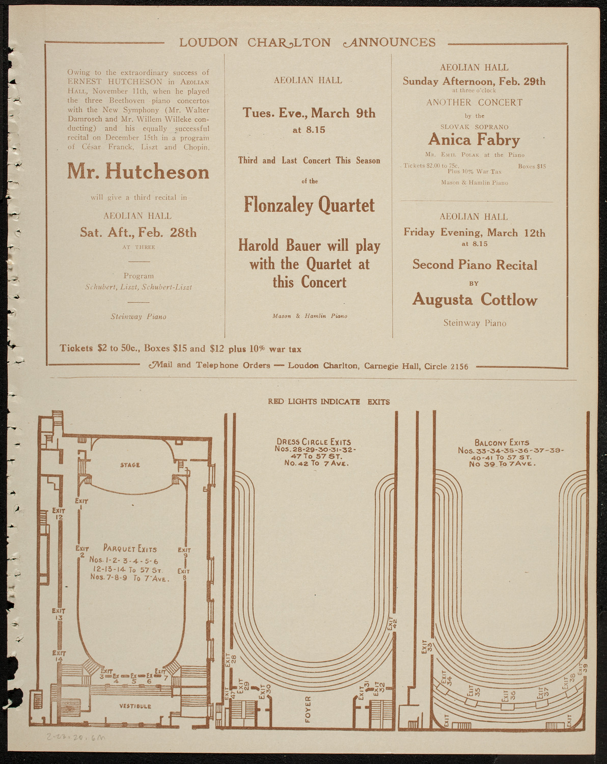 Patriotic Meeting to Commemorate the Birthday of George Washington, February 23, 1920, program page 11