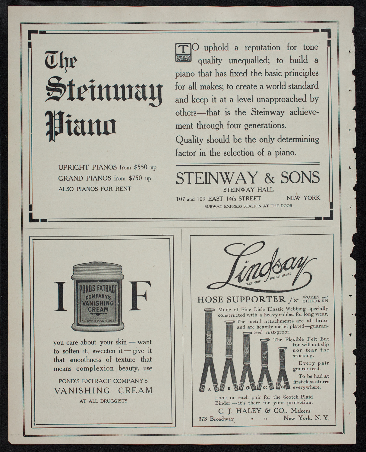 Elmendorf Lecture: The Pacific Coast, November 3, 1912, program page 4