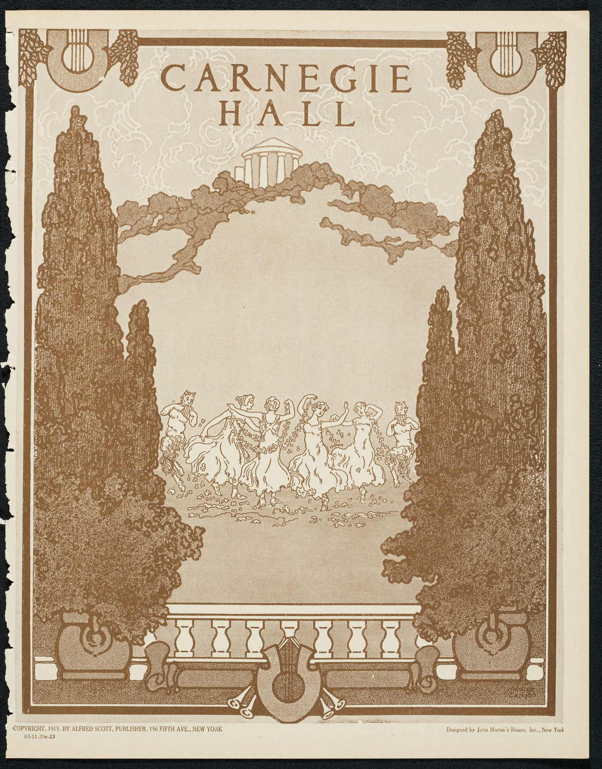 Philadelphia Orchestra, November 20, 1923, program page 1