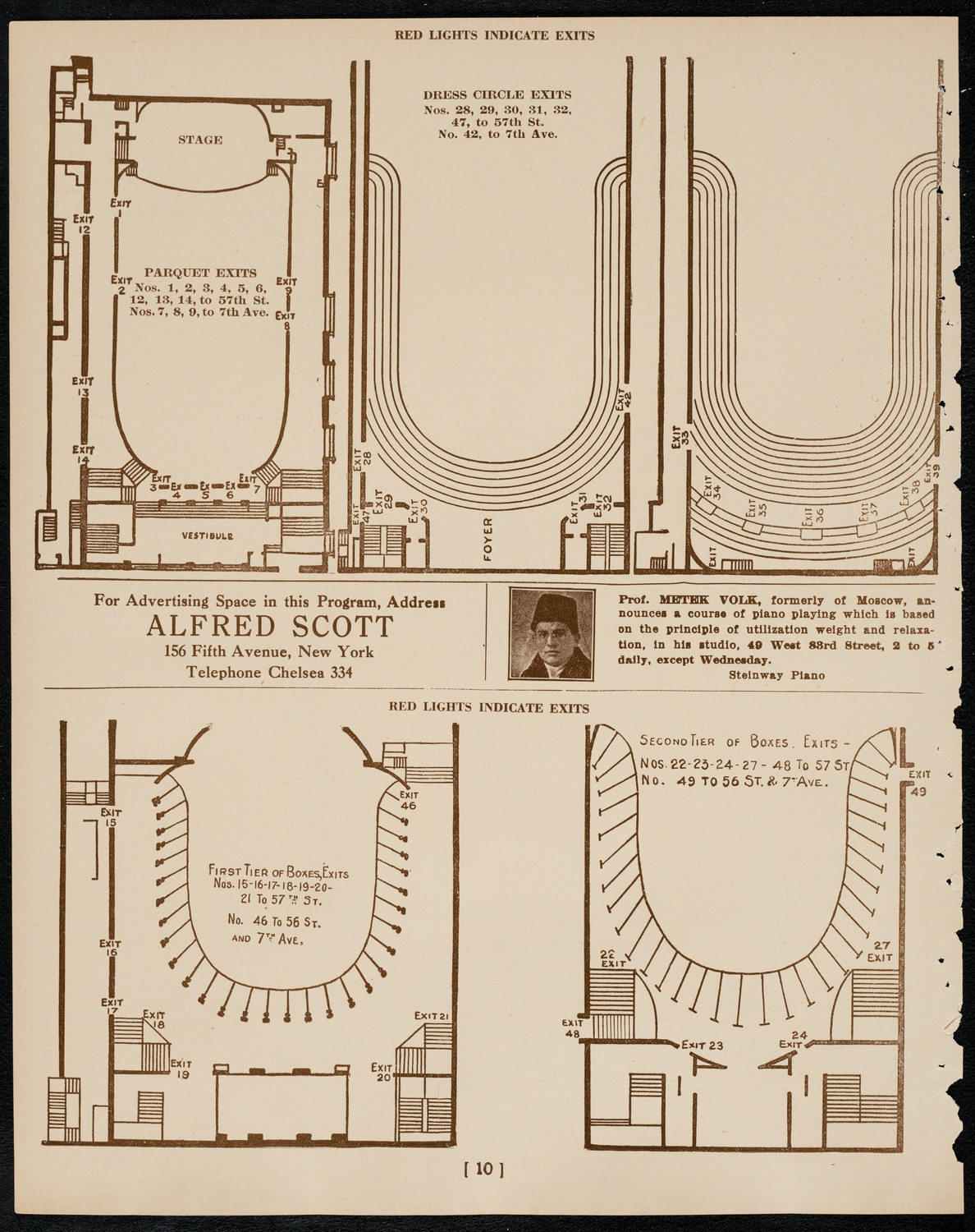 New York Philharmonic, February 18, 1922, program page 10