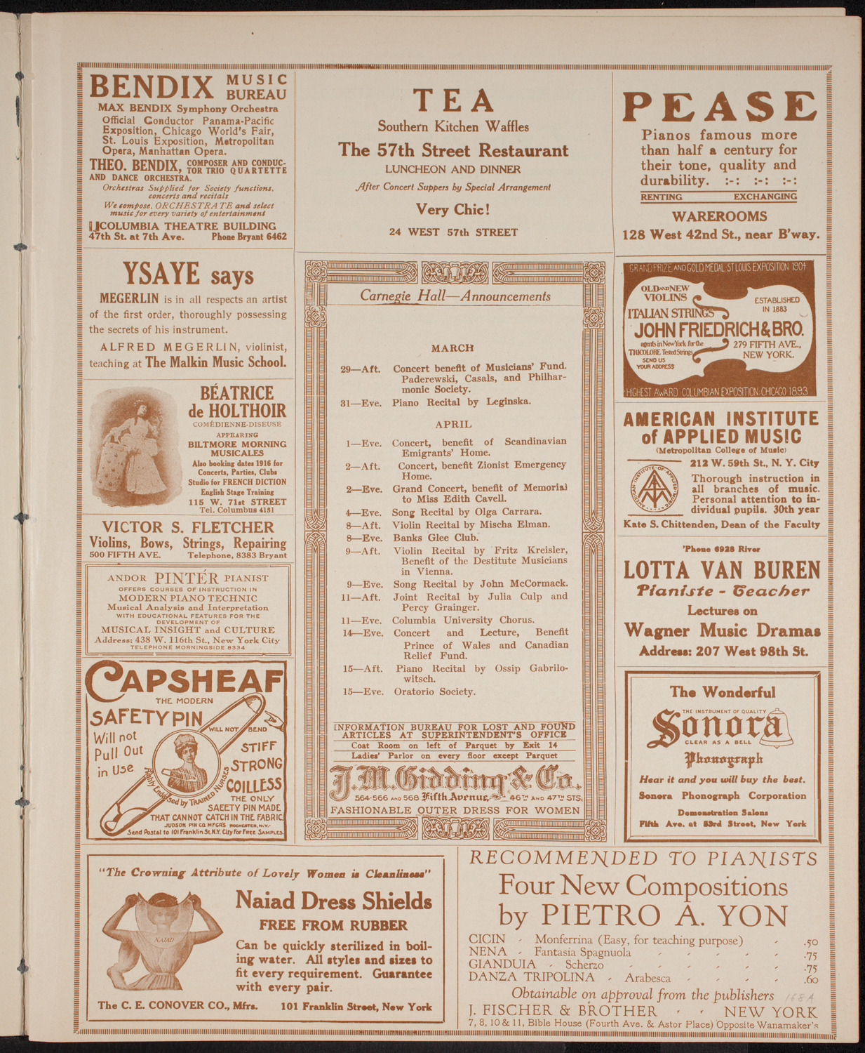 Newman Traveltalks: Bolivia, March 26, 1916, program page 3