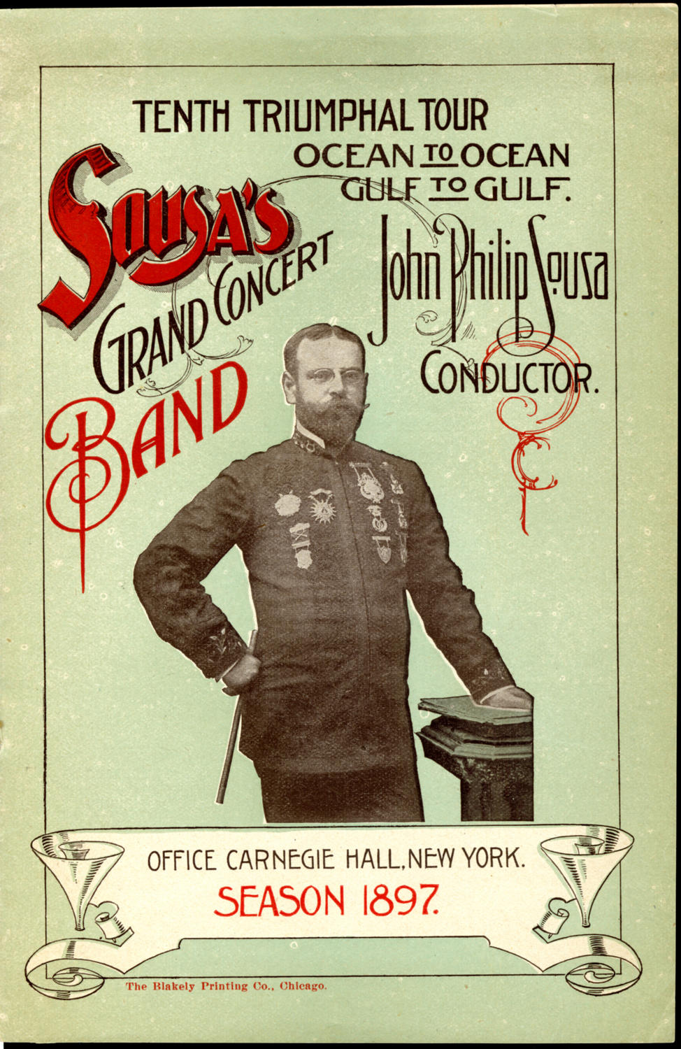 Sousa's Grand Concert Band tour, 1897, program page 1