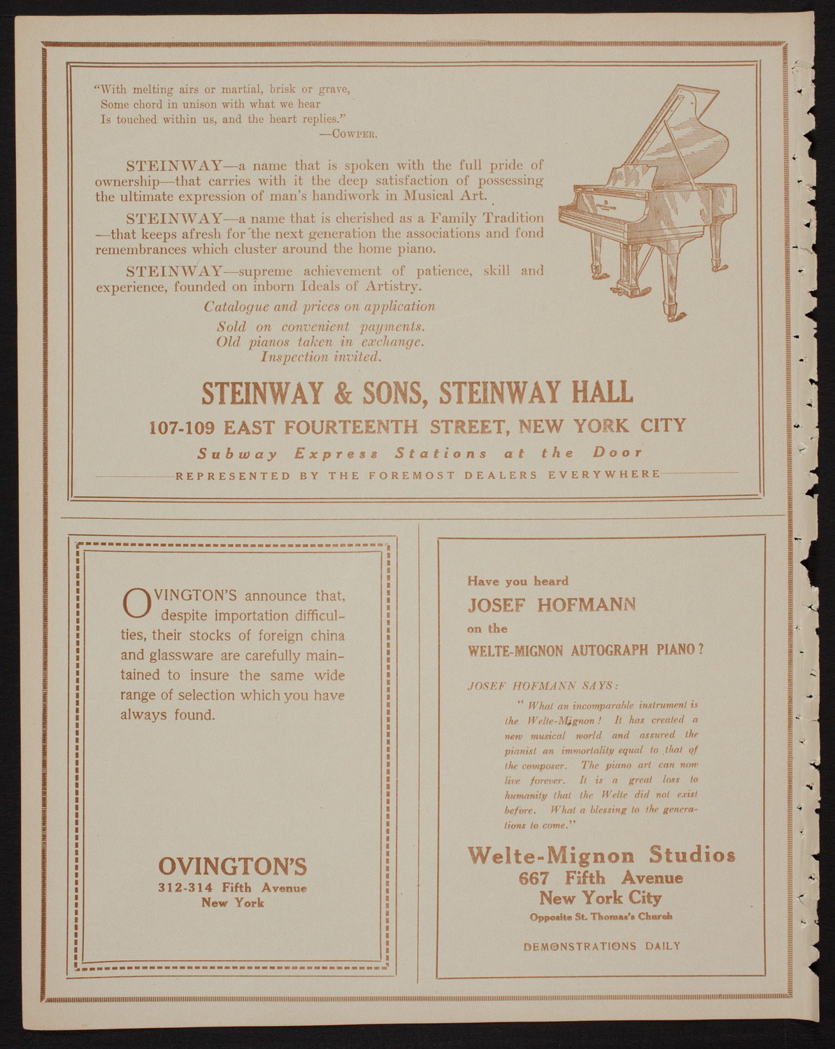 British Empire Day Celebration, May 26, 1918, program page 4