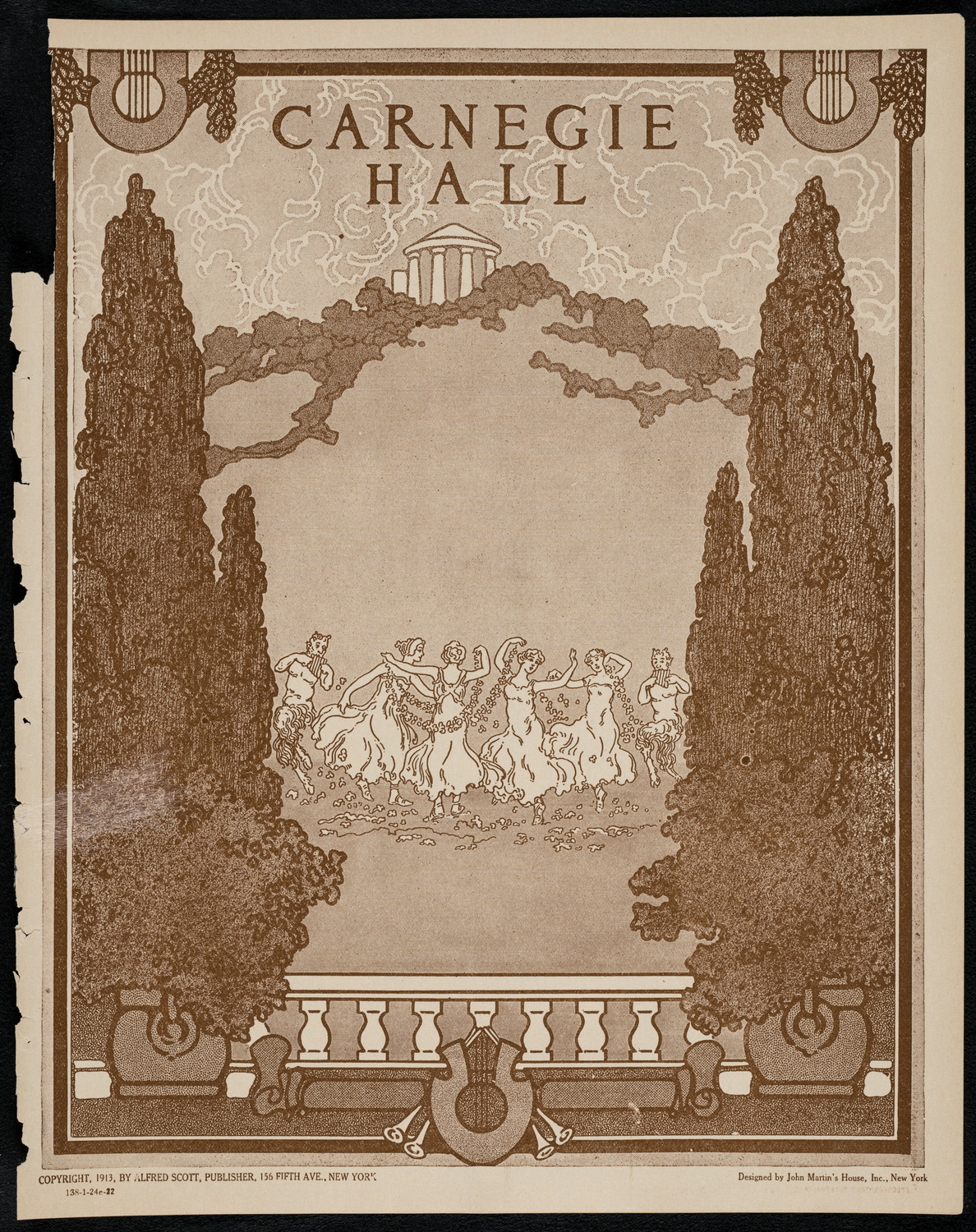 Cleveland Orchestra, January 24, 1922, program page 1
