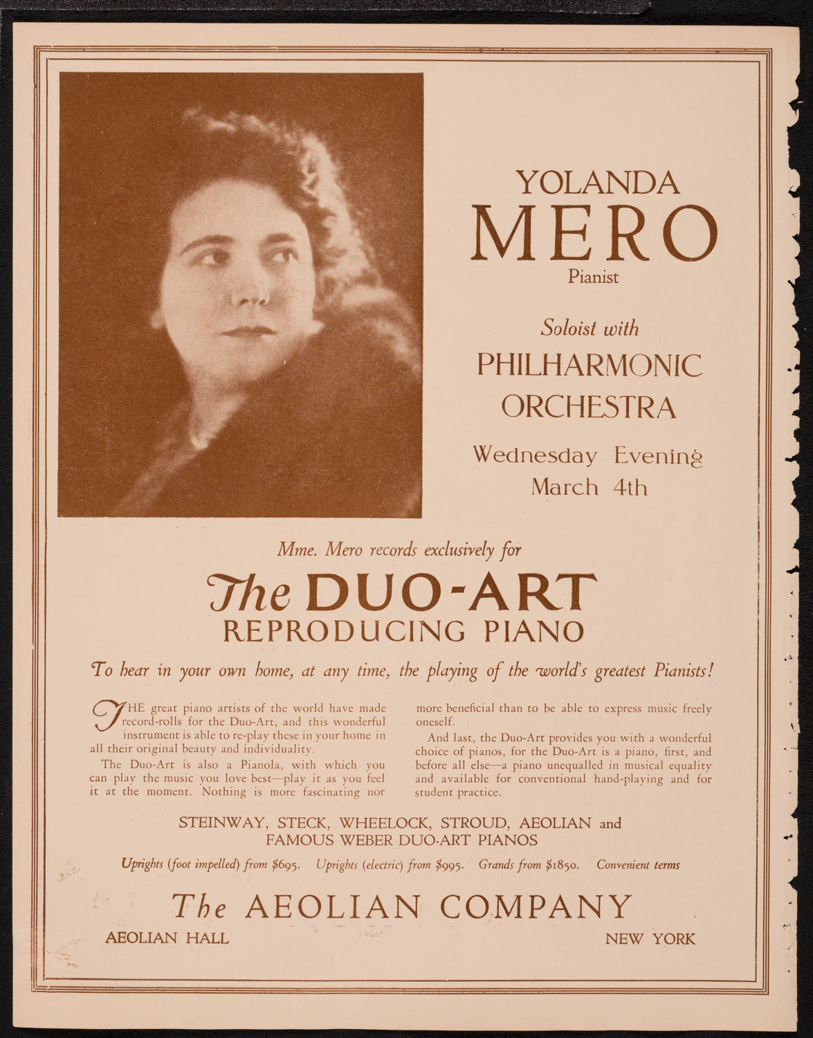 Symphony Concert for Young People, February 28, 1925, program page 2