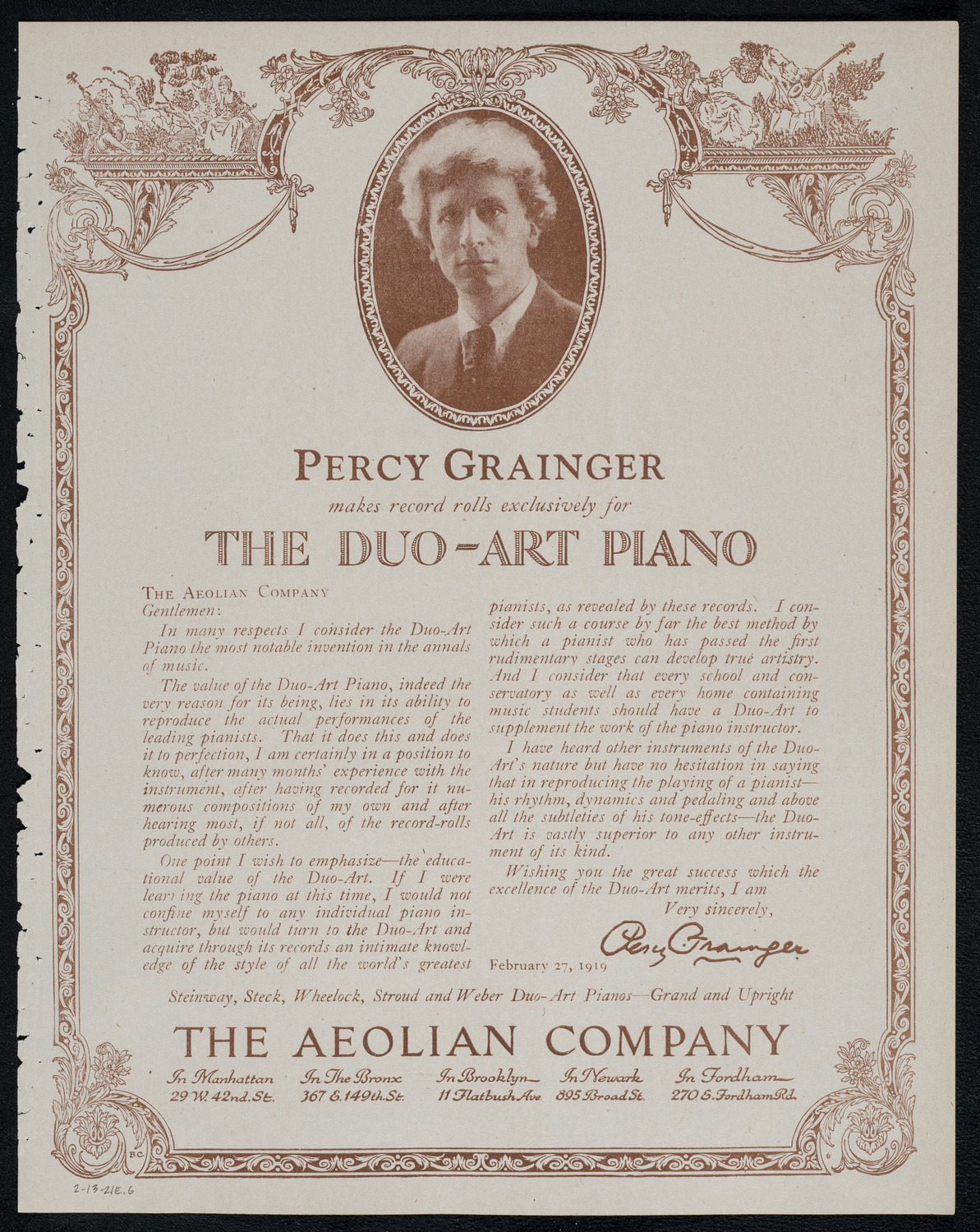 Burton Holmes Travelogue: Visions of Venice, February 13, 1921, program page 11