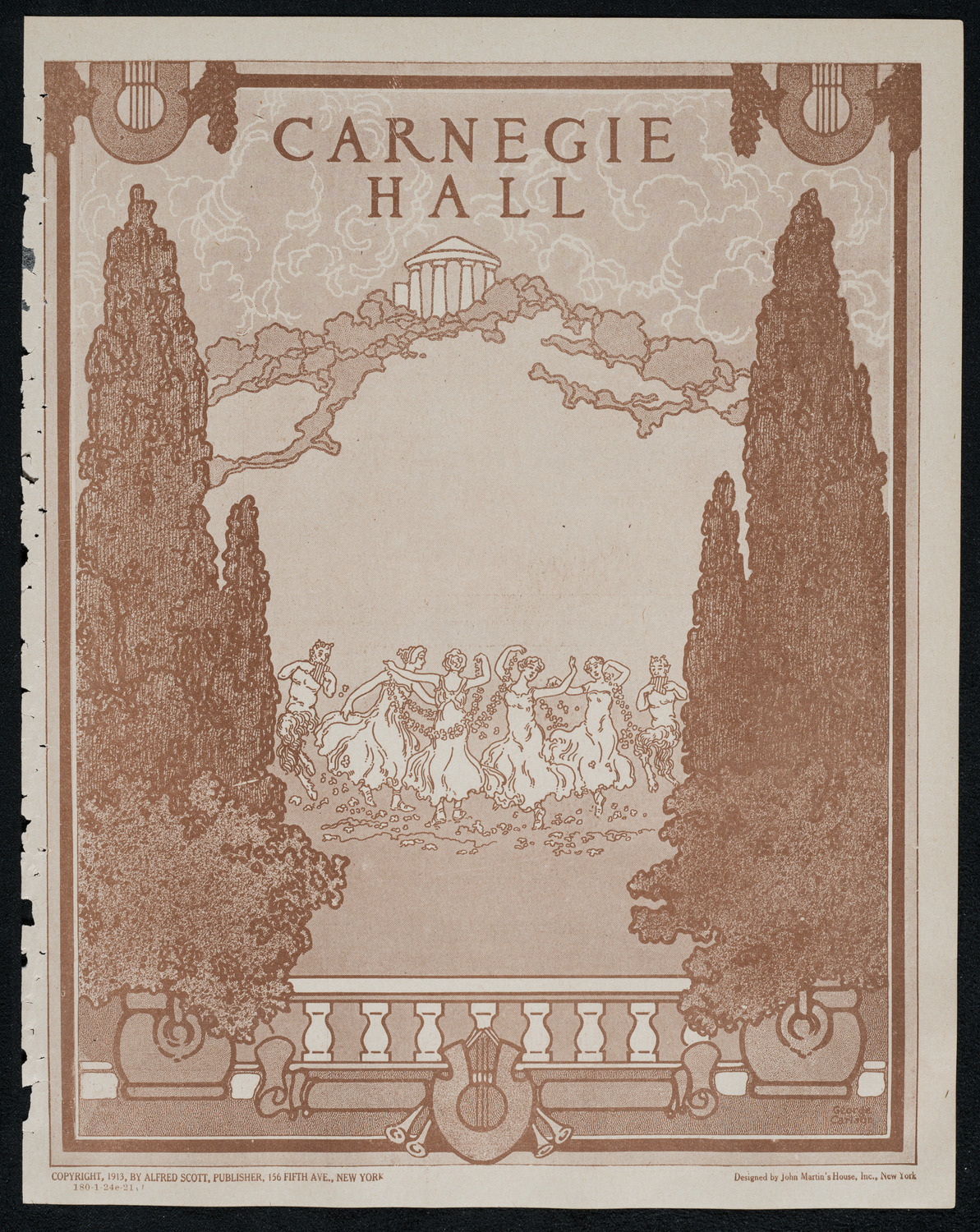 Alfred Cortot, Piano, January 24, 1921, program page 1