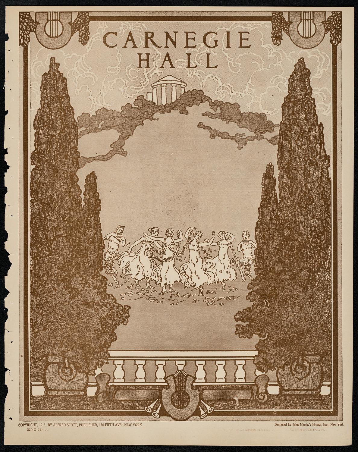New York Symphony Orchestra, March 24, 1922, program page 1