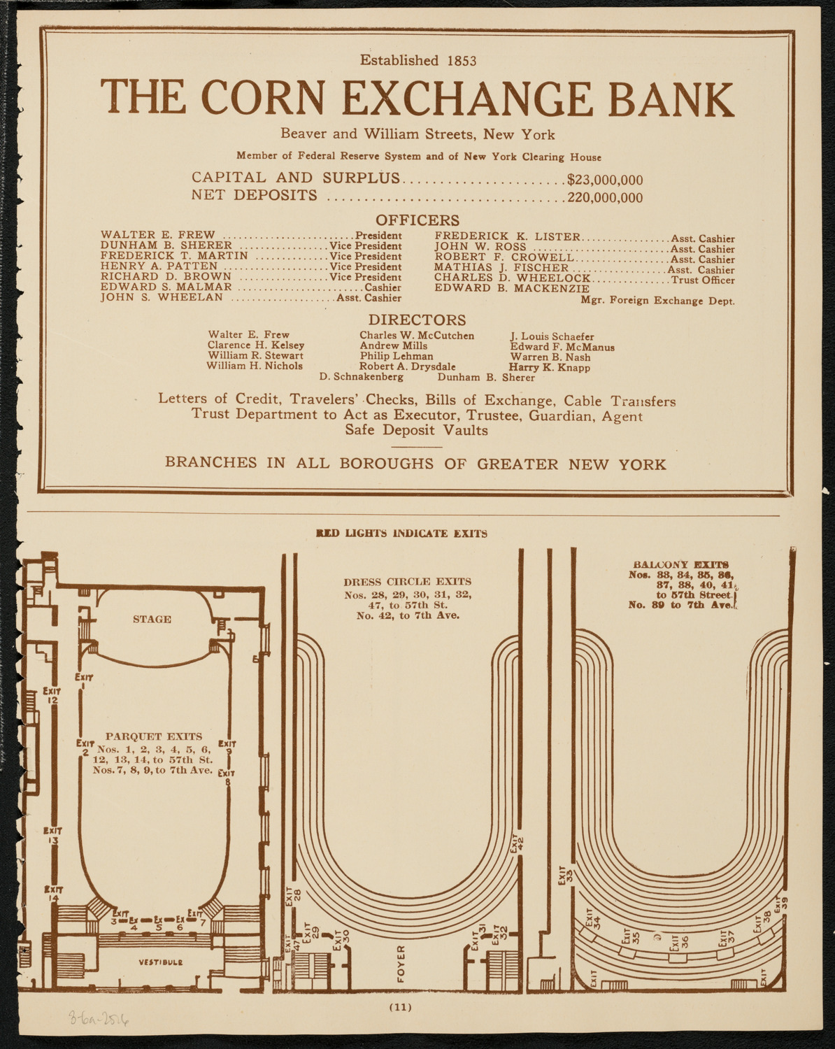 New York Philharmonic, March 6, 1925, program page 11