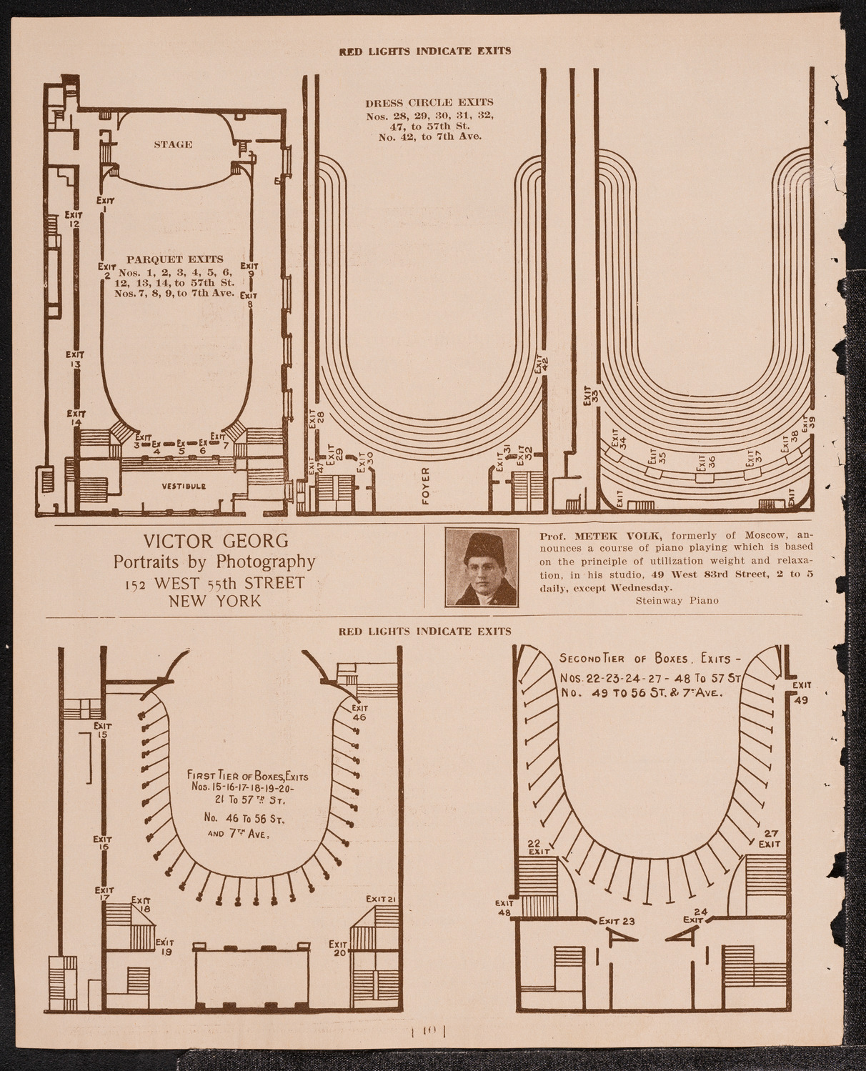 Lucrezia Bori, Soprano, and Alberto Salvi, Harp, December 10, 1921, program page 10