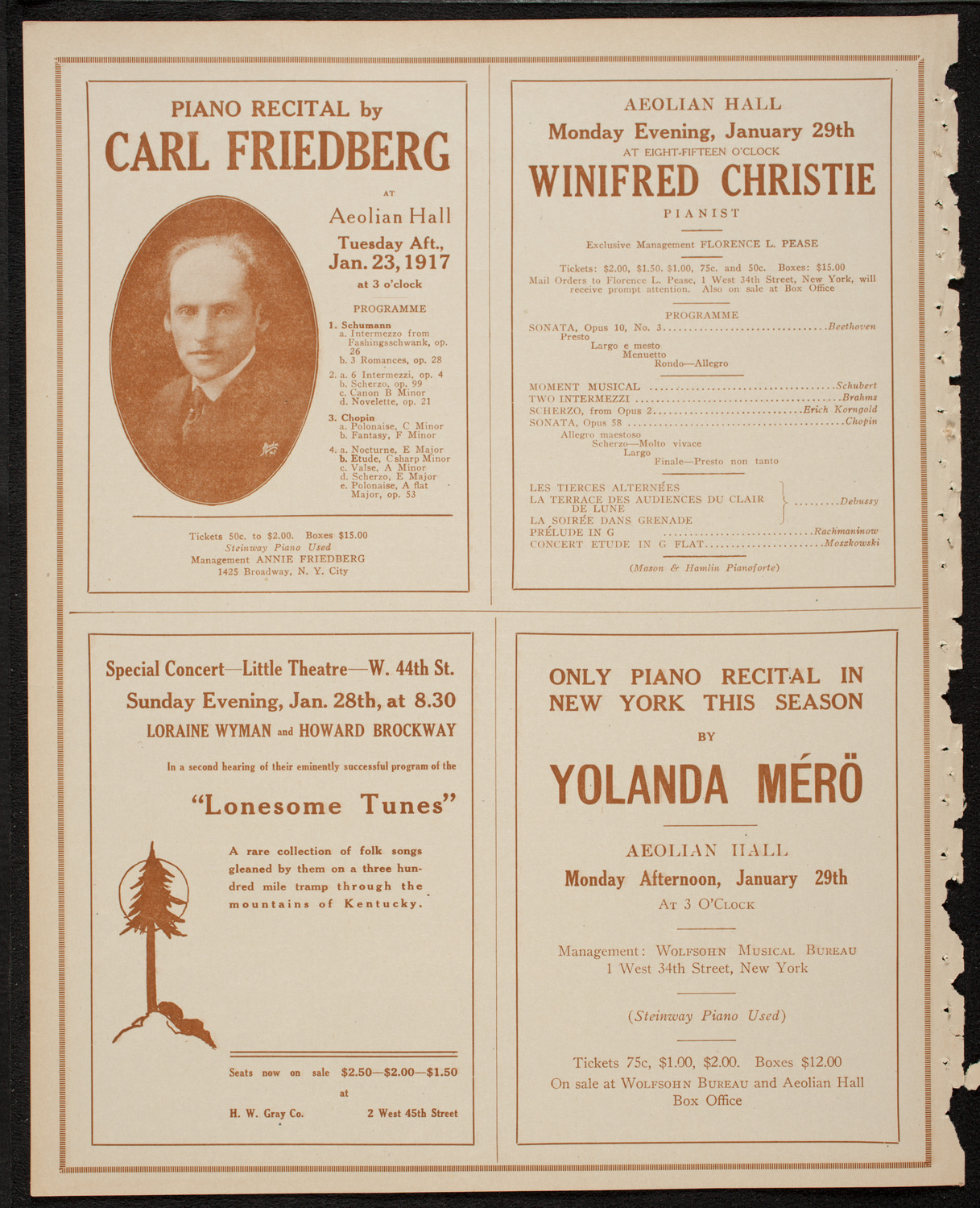 Symphony Concert for Young People, January 20, 1917, program page 12